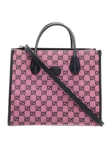 GG Canvas Flora Tote Small