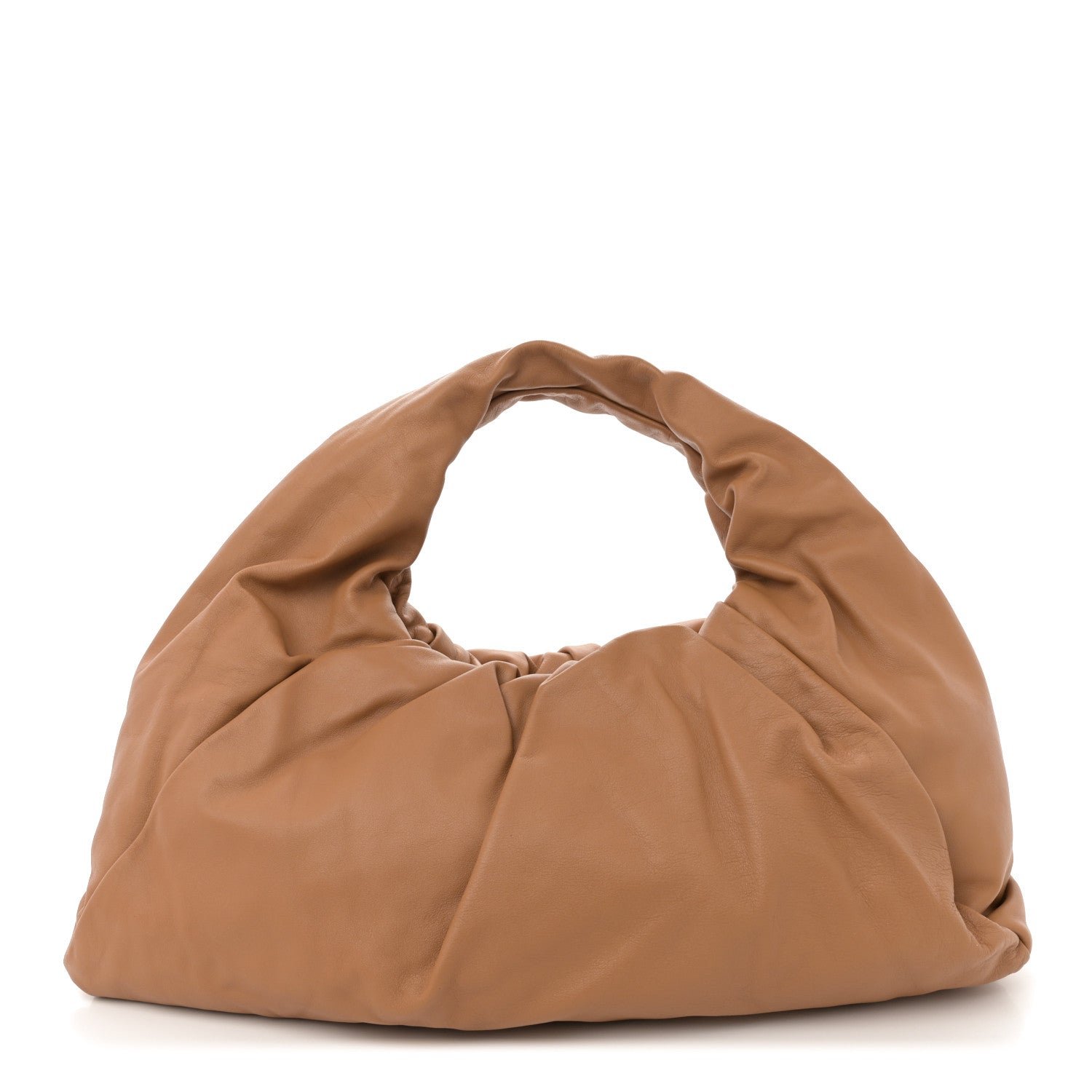 Bottega Veneta Smooth Butter Calfskin Large The Shoulder Pouch Cammello