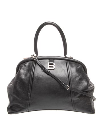 Leather Top Handle Bag