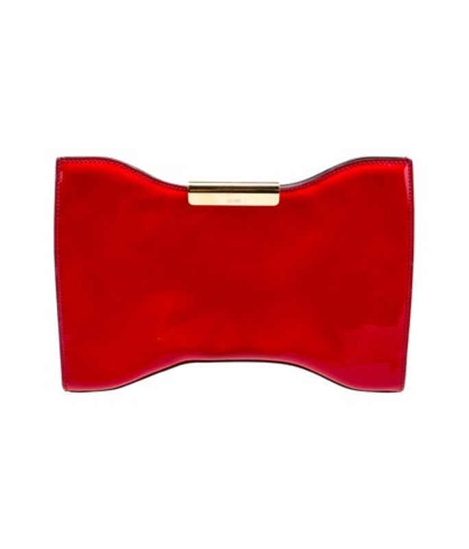 Alexander McQueen Mcqueen Patent Leather Clutch