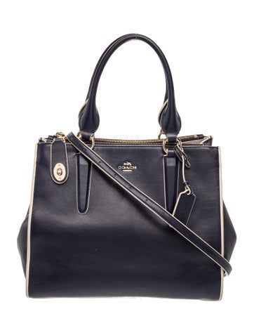 Leather Top Handle Bag