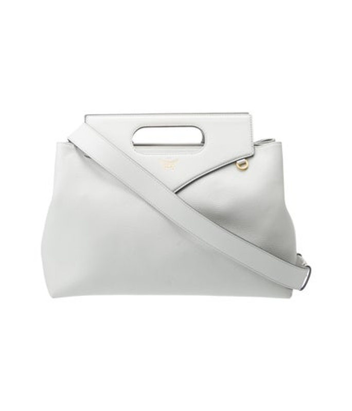 MCM Leather Top Handle Bag