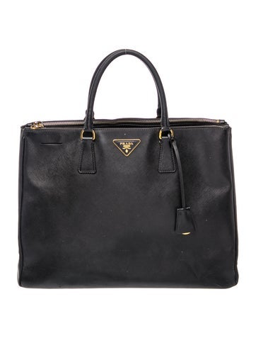Saffiano Leather Galleria Double Zip Large