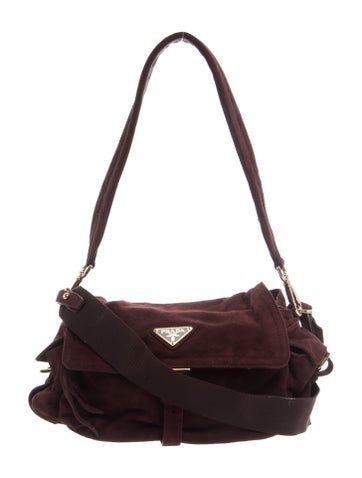 Suede Explore Shoulder Bag Medium