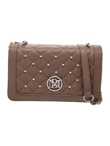 Badgley Mischka Vegan Leather Messenger Bag