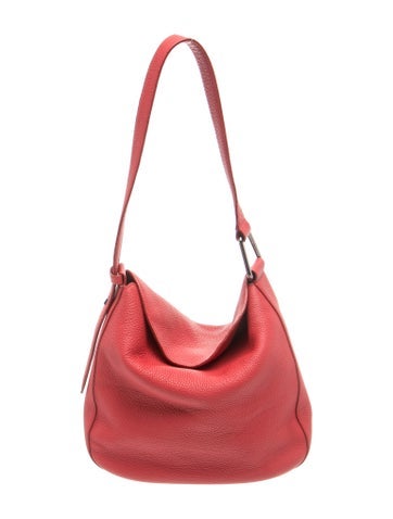 Akris Leather Top Handle Bag