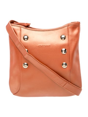 Longchamp Leather Messenger Bag