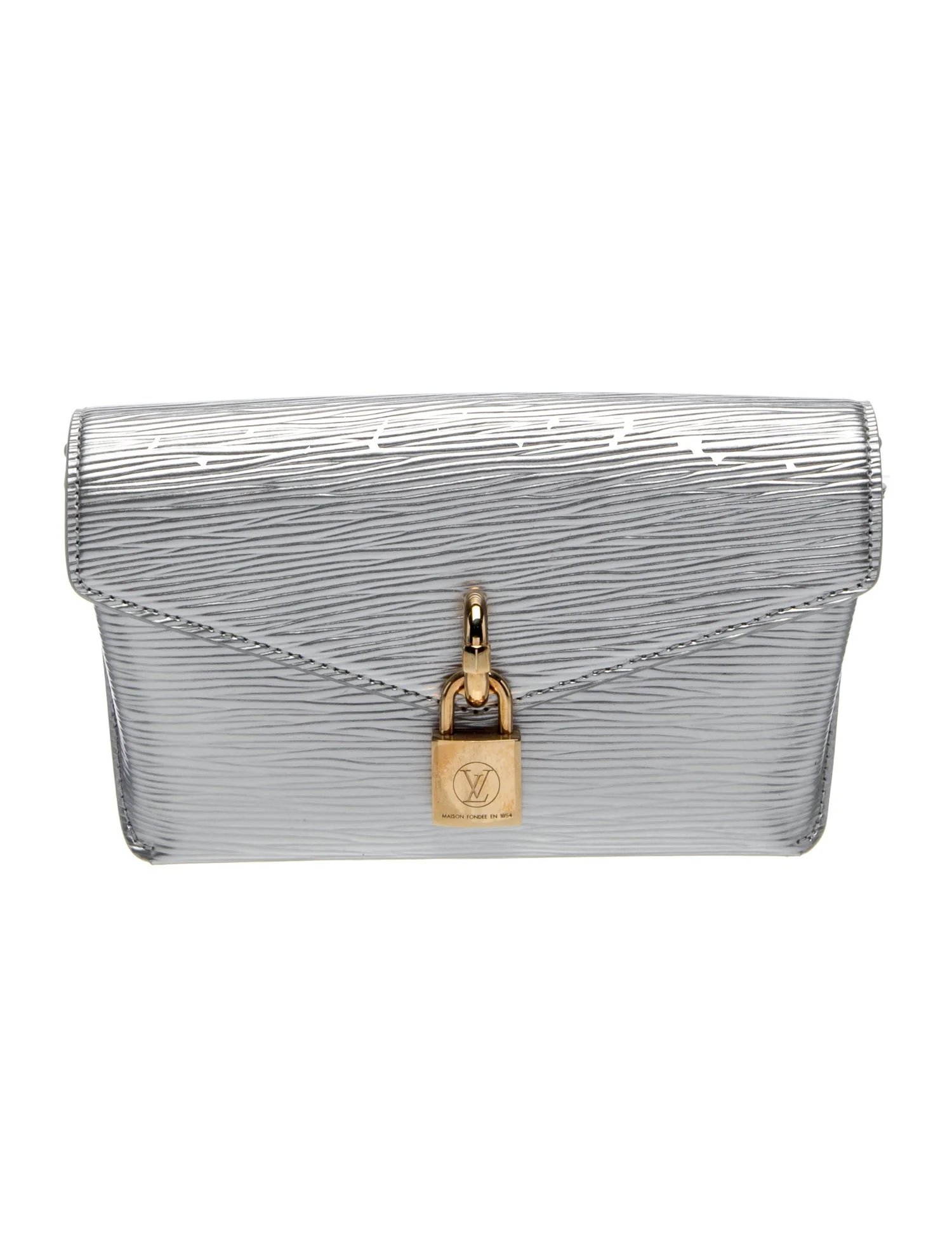 Epi Leather epi padlock on chain Mini