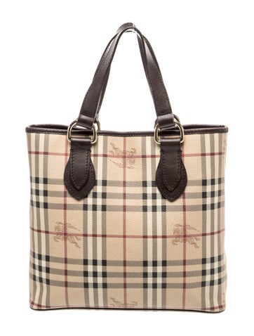 Haymarket Check Top Handle Bag