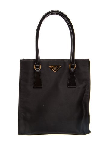 Tessuto Nylon Top Handle Bag