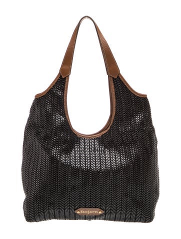 Raffia Top Handle Bag