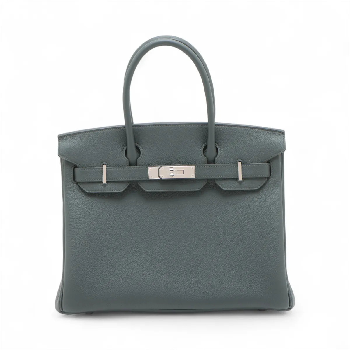 Hermès Birkin 30 Le Tournay Togo Veal Mangrove Silver Metal Fittings