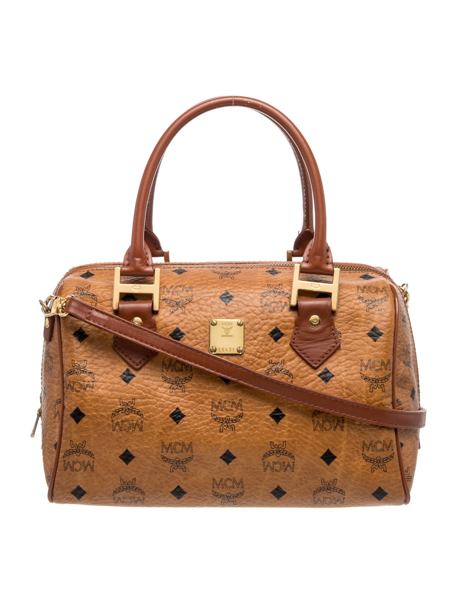Leather Top Handle Bag Vintage