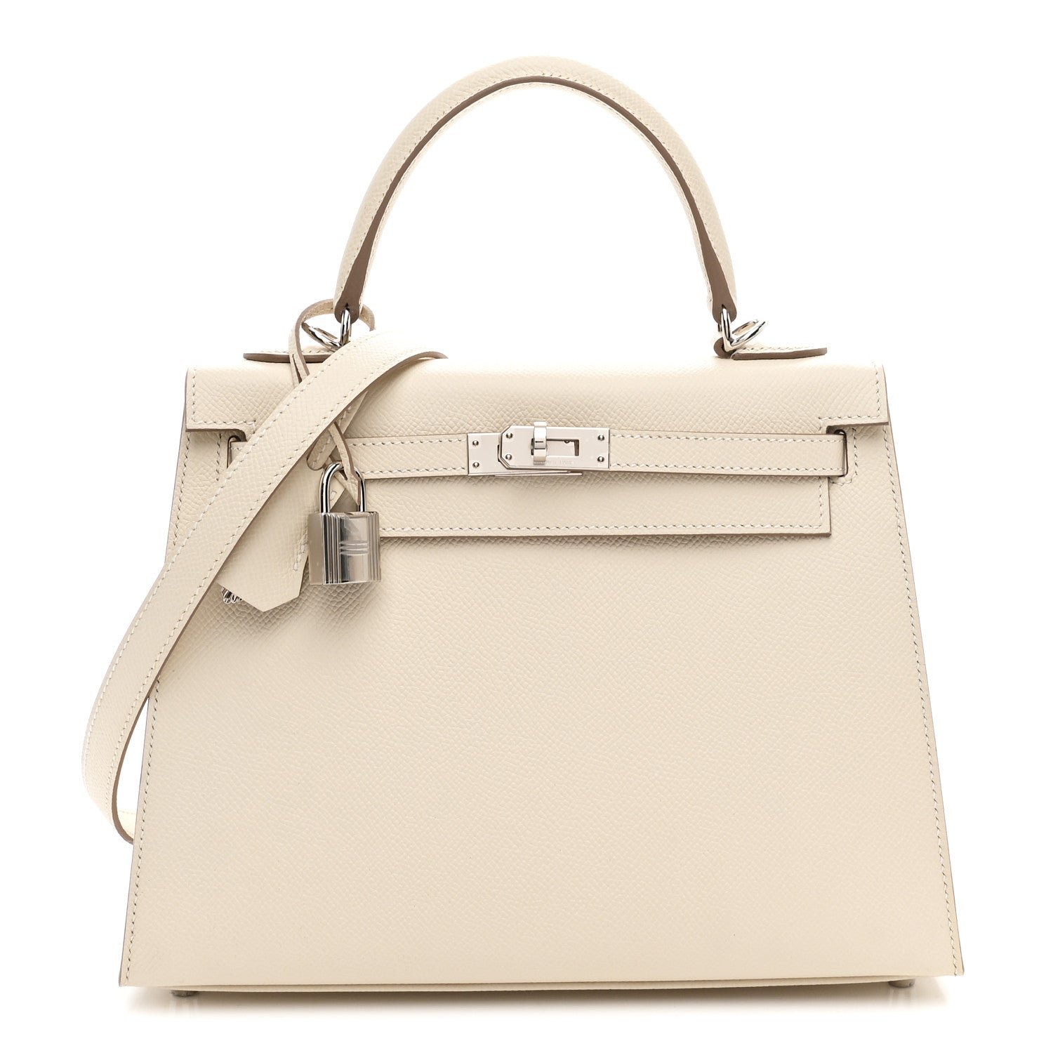 Hermes Epsom Kelly Sellier 25 Craie