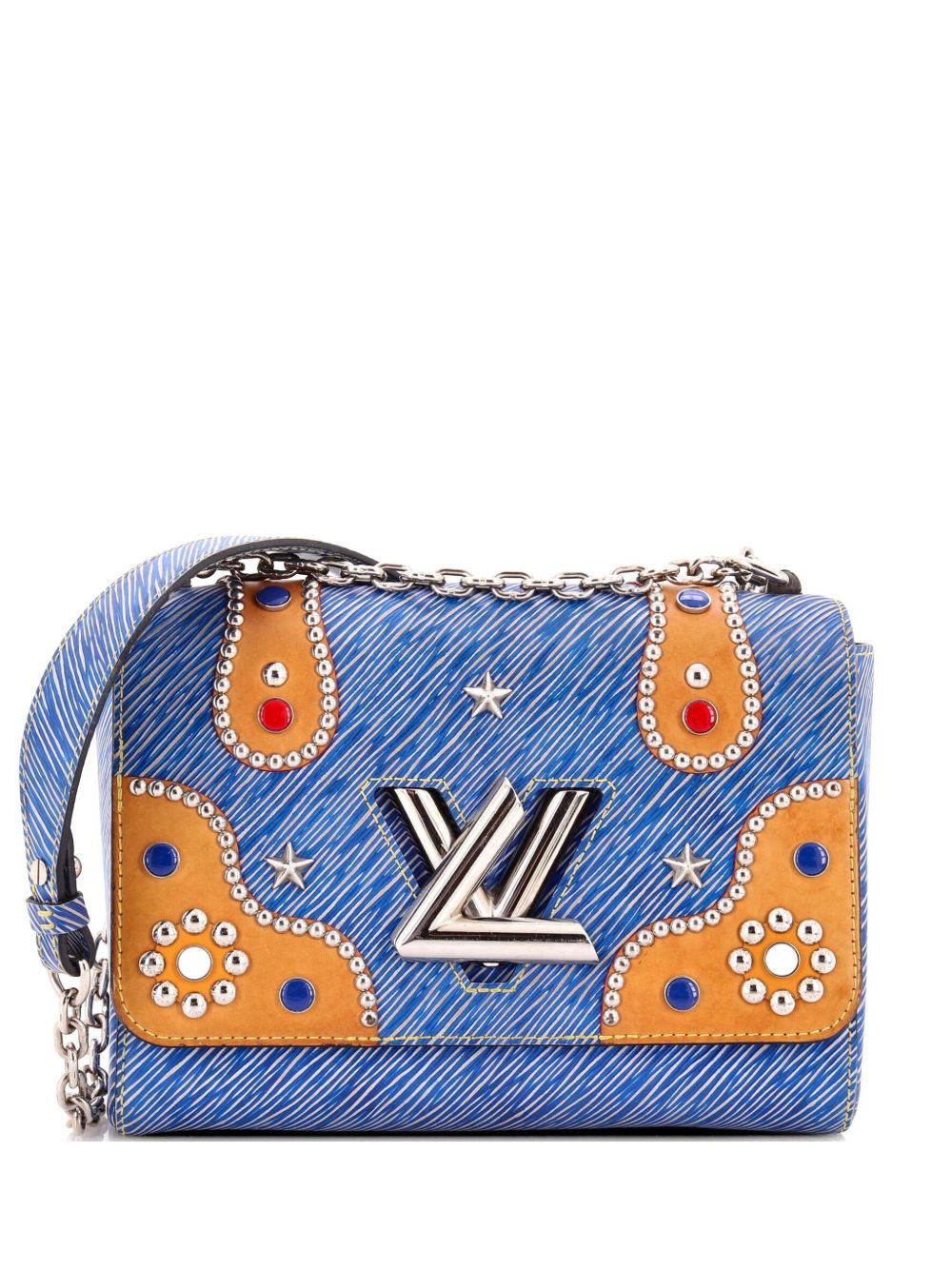 Twist Handbag Studded Epi Leather MM crossbody bag