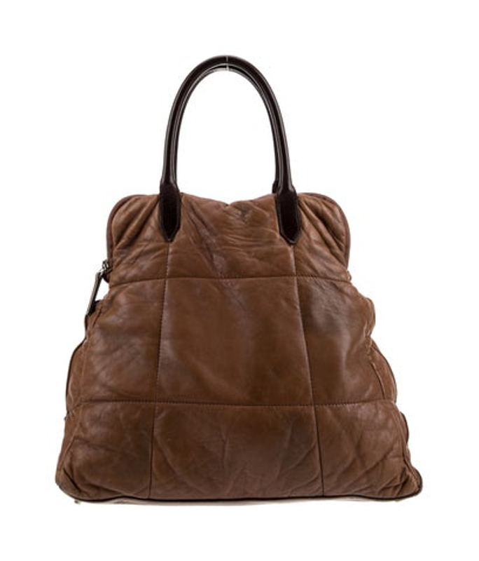 Brunello Cucinelli Cucinelli Leather Top Handle Bag