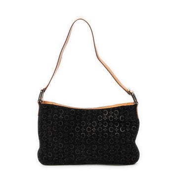 Leather Flat Shoulder Bag