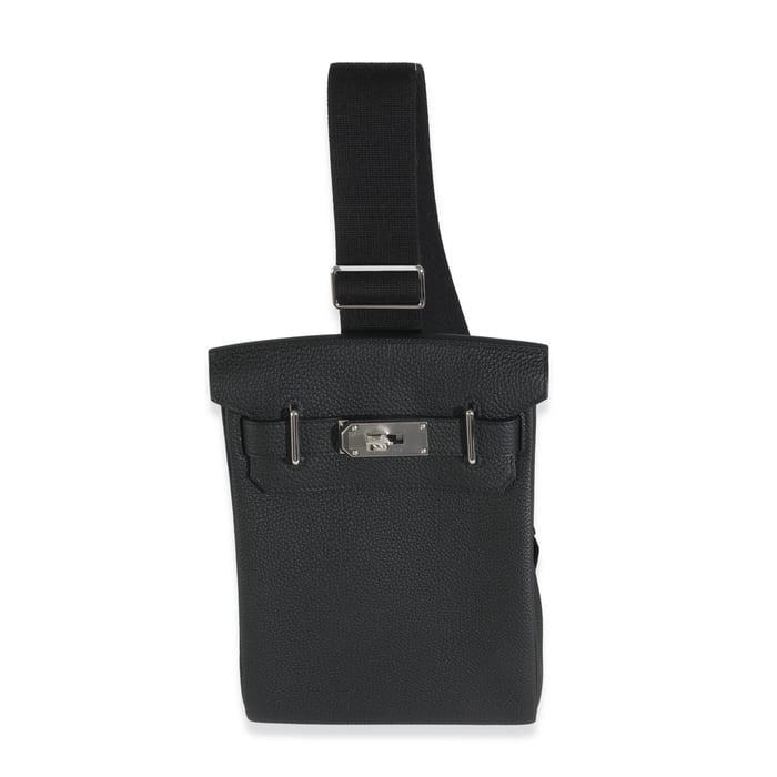 Hermes Black Togo Hac A Dos PM Backpack PHW