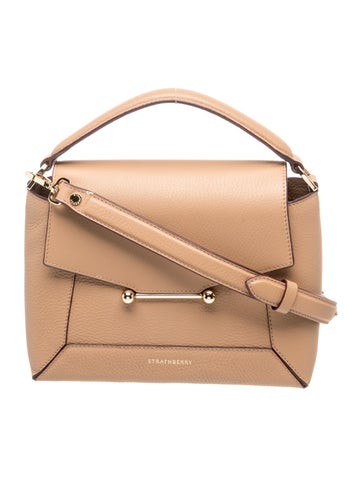 Strathberry Leather Top Handle Bag
