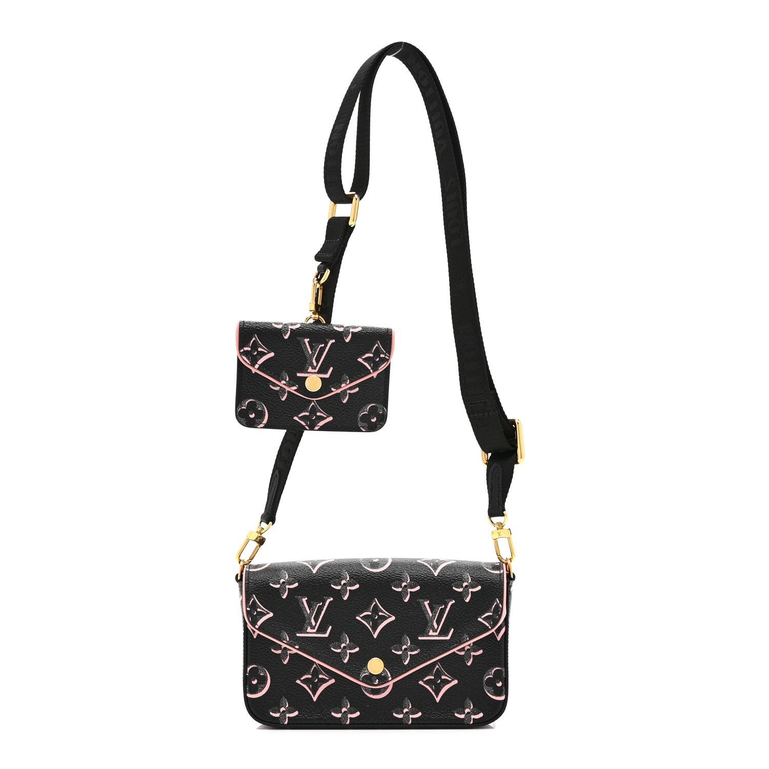 Louis Vuitton Monogram Fall For You Felicie Strap & Go Black