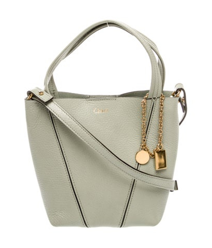 Chloe Leather Spin Tote Small