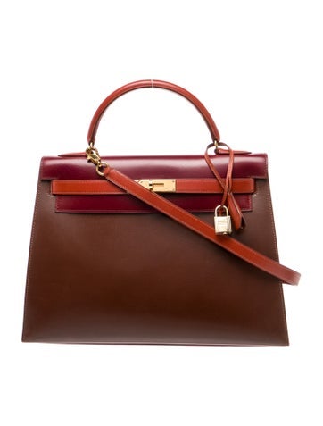 Hermes Box Tricolor Kelly Sellier 32