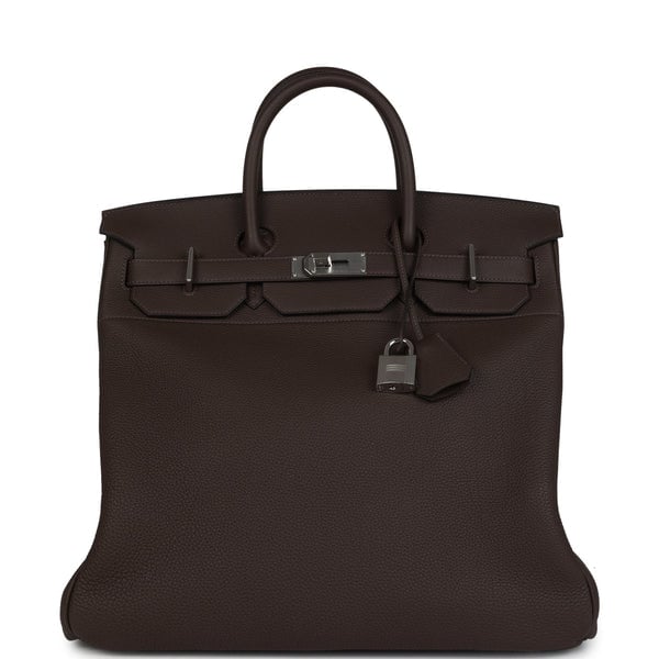 Hermes Pre-owned Hermes HAC Birkin 40 Ecorce Togo Palladium Hardware