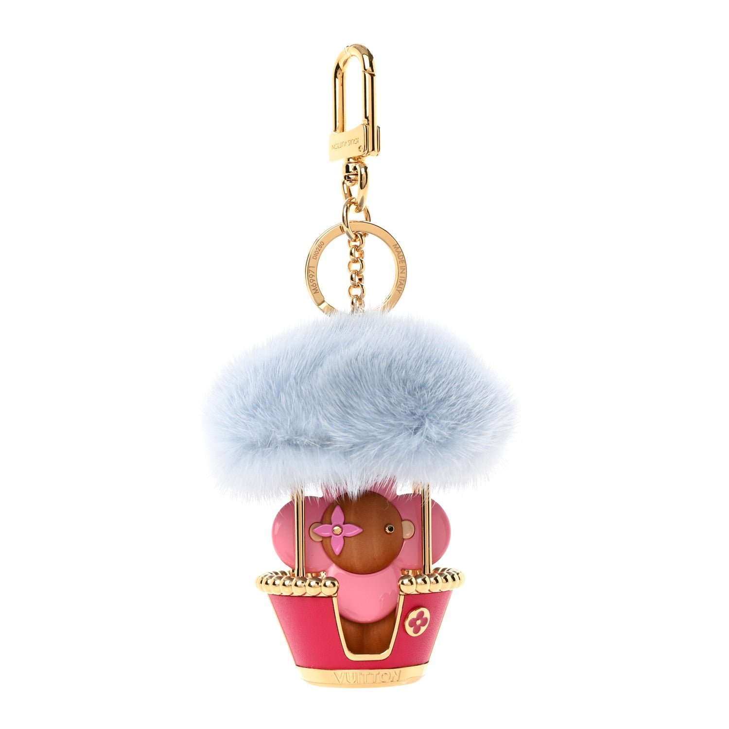 Louis Vuitton Mink Fur Fun Fair Big Wheel Bag Charm Key Holder