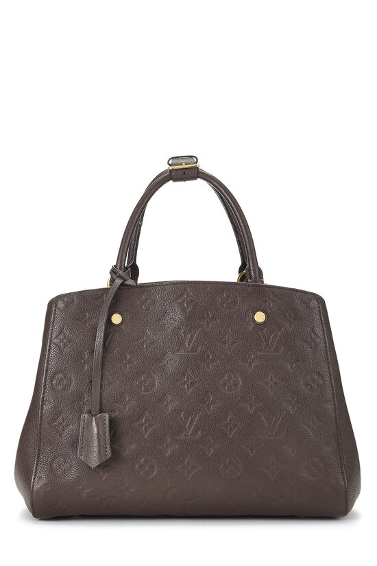 Louis Vuitton Brown Monogram Empreinte Montaigne MM