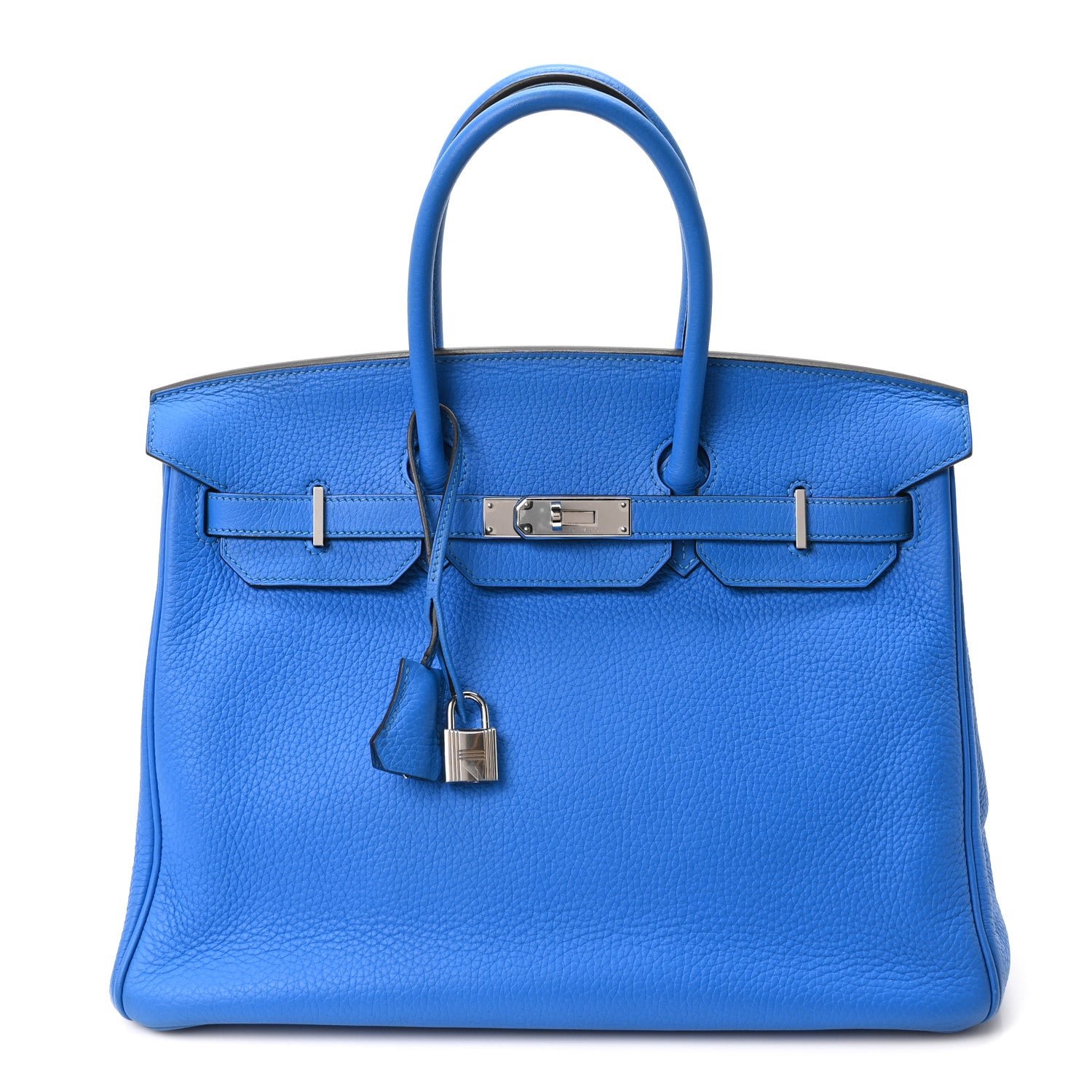 Hermes Togo BIRKIN 35 Bleu Hydra