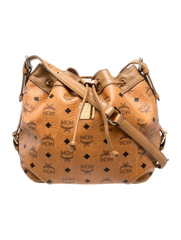 MCM Leather Bucket Bag