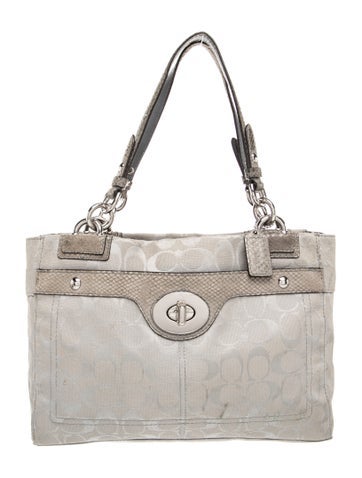 Coach Canvas Shoulder Bag