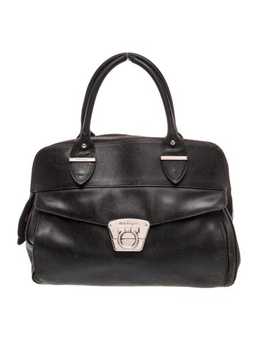 Leather Top Handle Bag