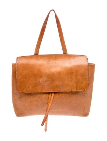 Mansur Gavriel Leather Top Handle Bag
