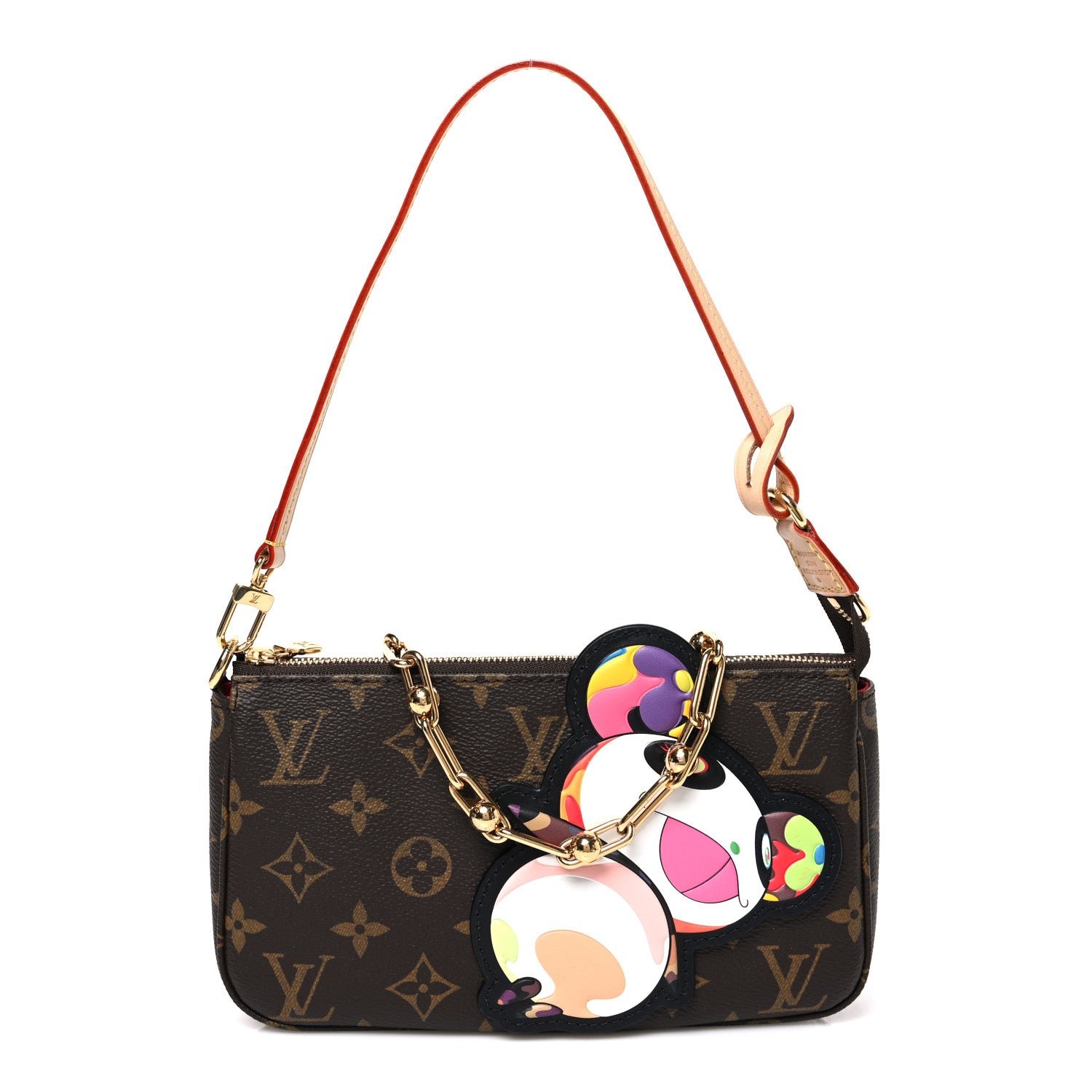 Louis Vuitton LV X TM Monogram Superflat Panda Pochette Accessories