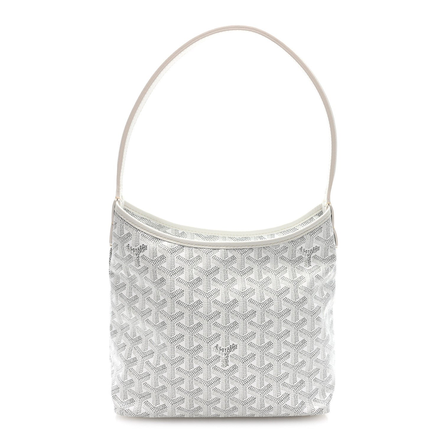 Goyard Goyardine Mini Boheme Hobo White