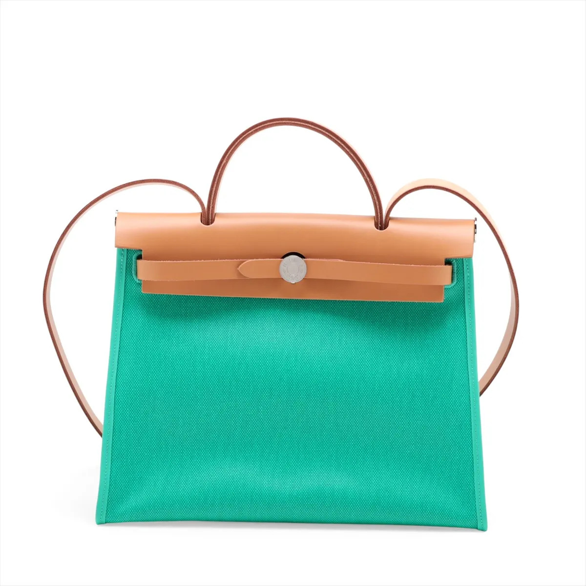 Hermès Herbag Zip PM Twirash Berlinne x Twirl Ash x Vash Hunter Green x beige x
