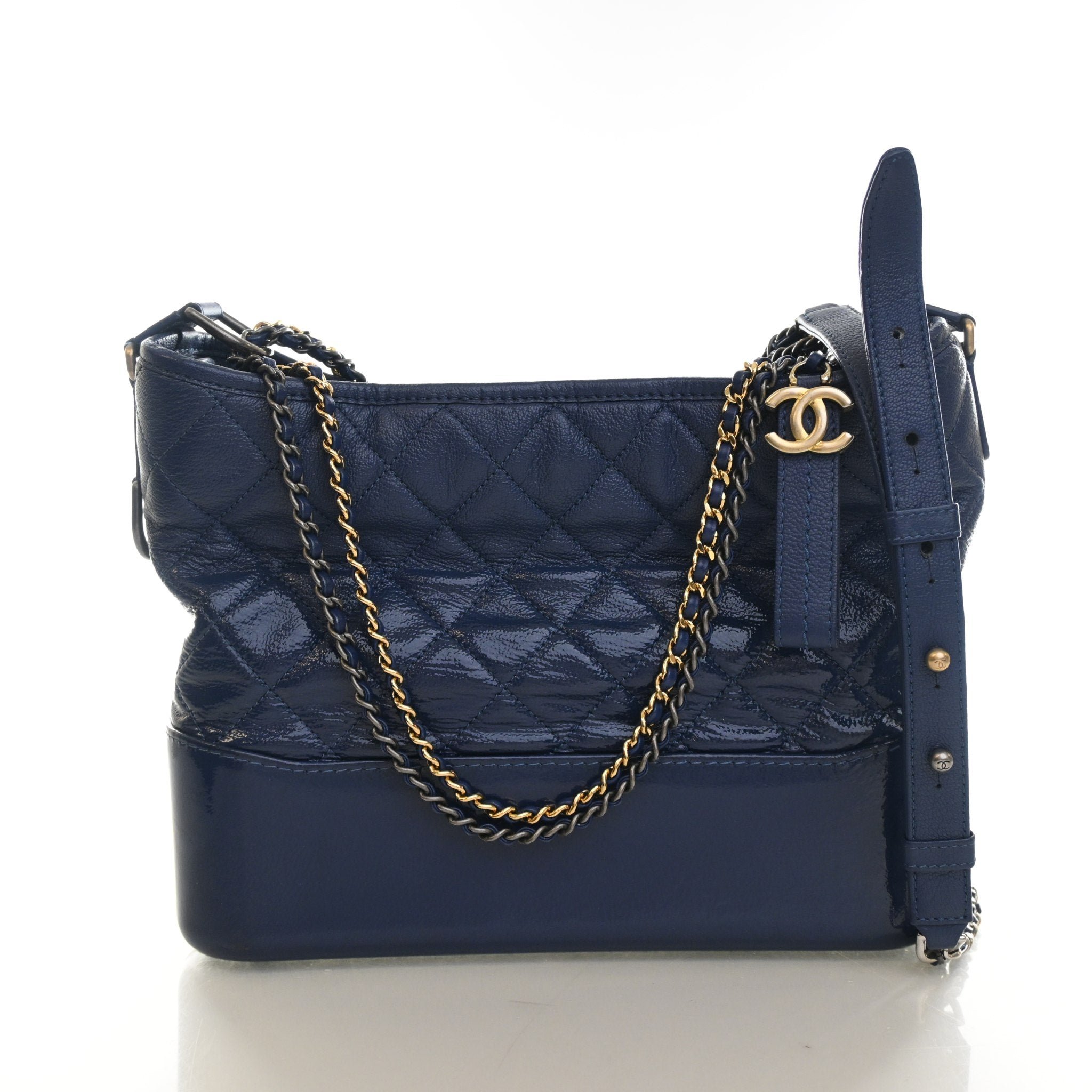 Chanel Medium Glazed Calfskin Gabrielle Hobo