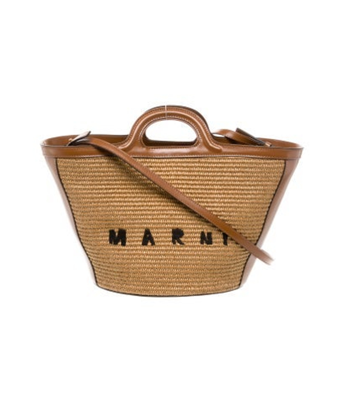 Marni Raffia Shoulder Bag