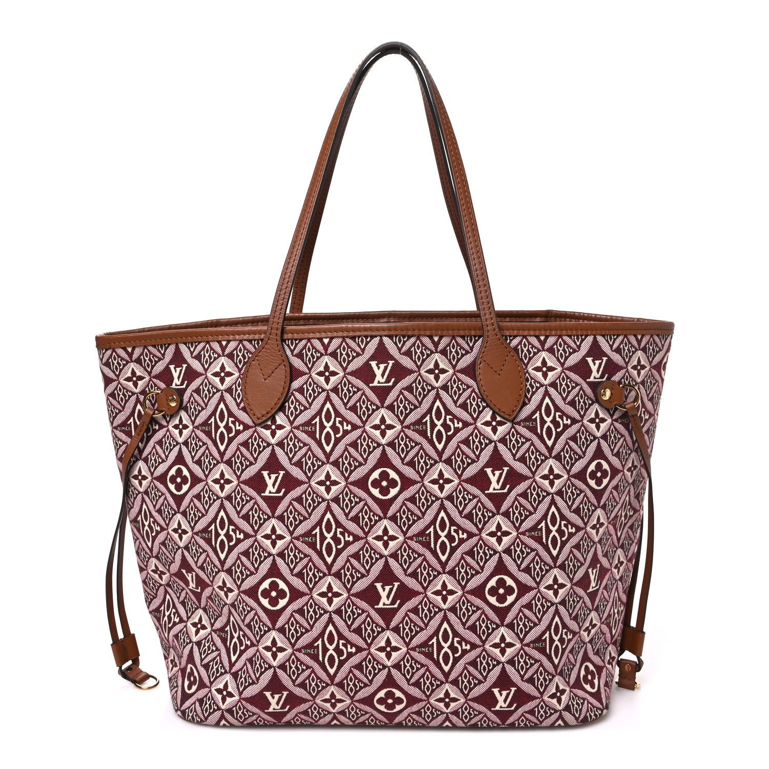 Louis Vuitton Jacquard Since 1854 Neverfull MM Bordeaux