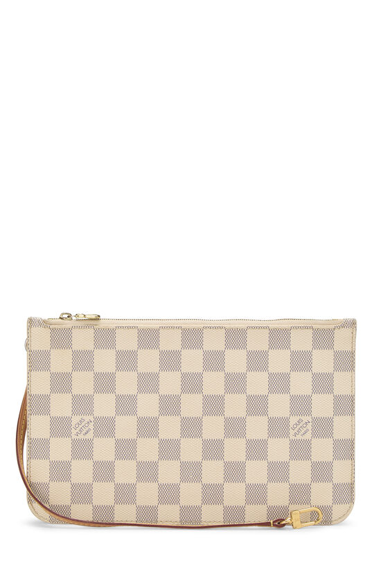 Louis Vuitton Damier Azur Neverfull Pouch MM NM