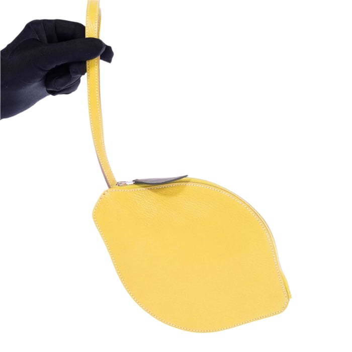 Hermes Hermès Hermail Tutti-Frutti Pomme Bag Lemon