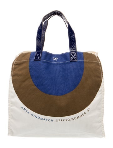 Anya Hindmarch Canvas Top Handle Bag