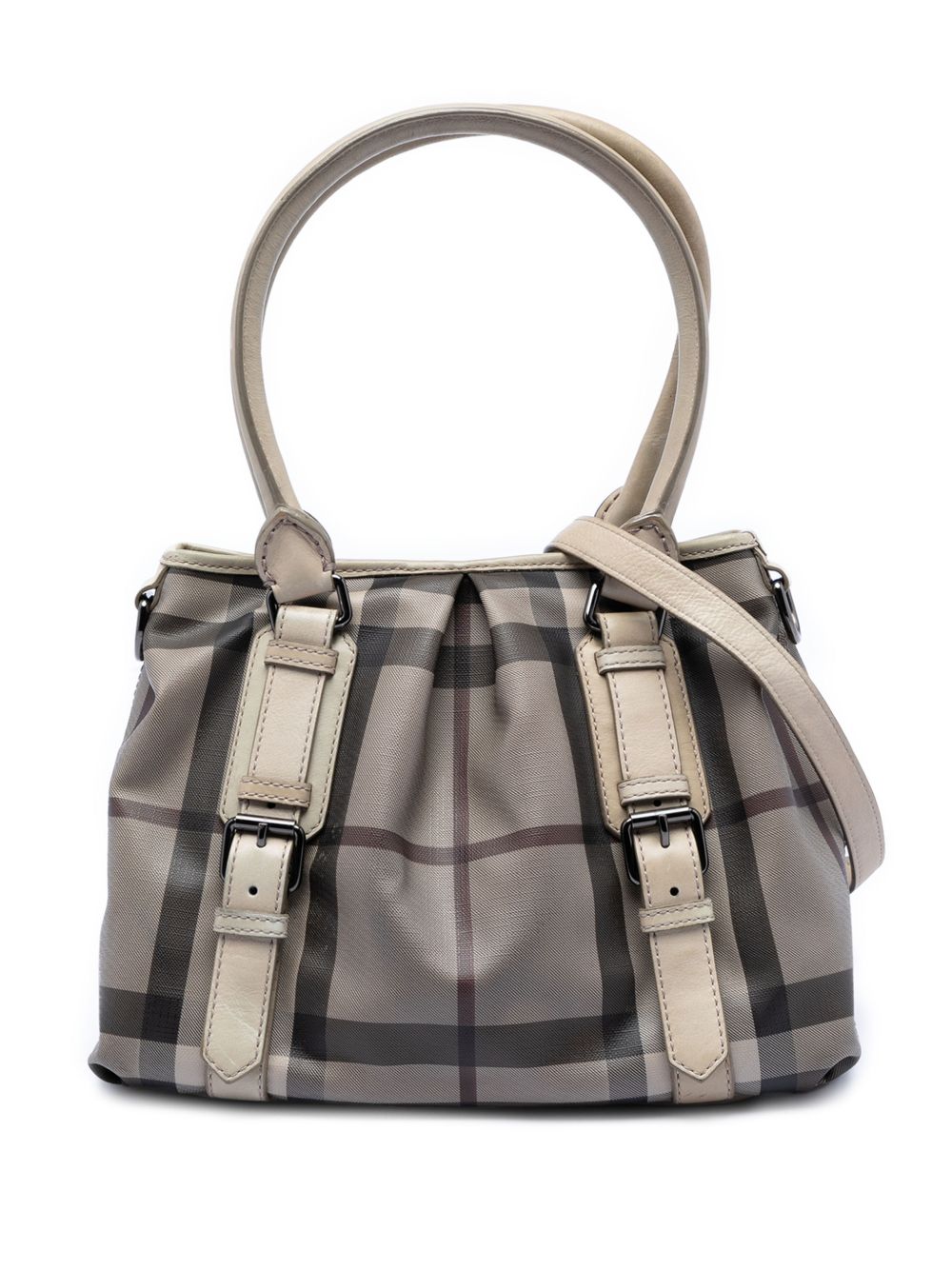 2000-2017 Small Smoke Check Coated Canvas Northfield satchel