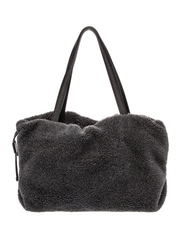Shearling Shoulder Bag
