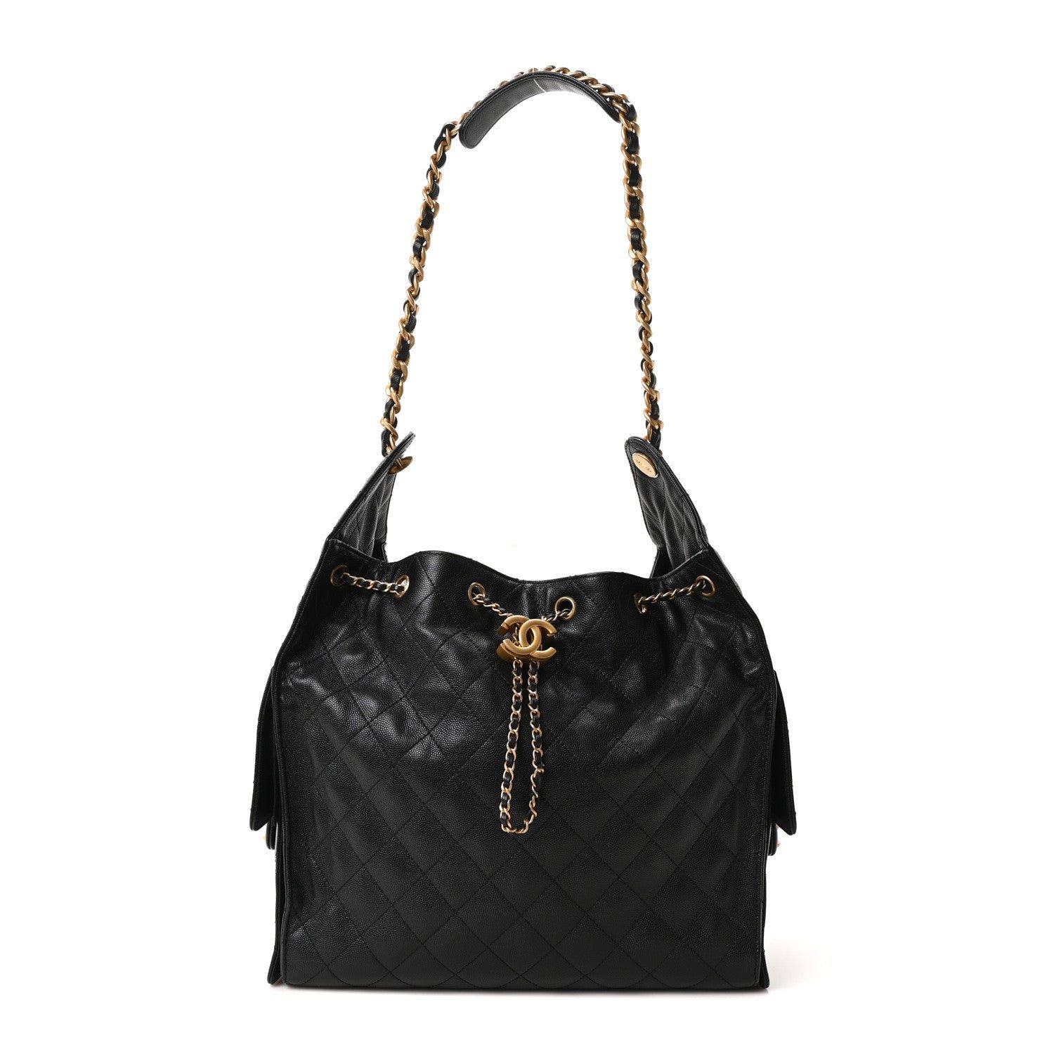 Chanel Caviar Quilted Medium Chanel 25 Handbag Black