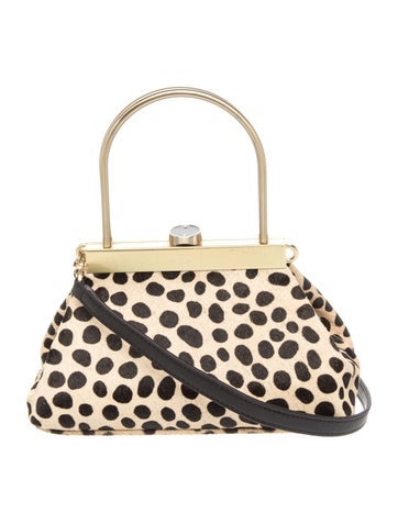 Cult Gaia Ponyhair Top Handle Bag