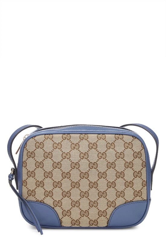 Blue Original GG Canvas Bree Crossbody