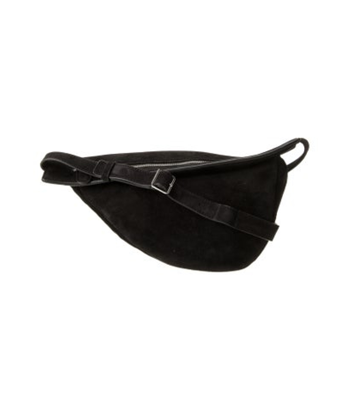 The Row Row Suede Small Slouchy Banana Bag