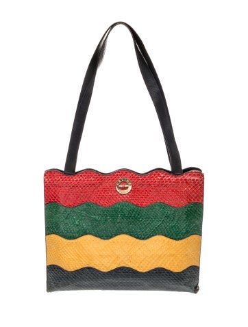Celine Snakeskin Bucket Bag Vintage